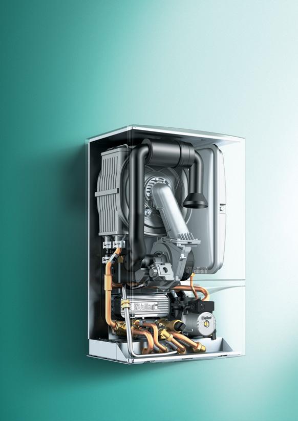 Kocioł kondensacyjny ecotec klasa sama w sobie Innowacyjny wymiennik ciepła pozwala do minimum ograniczyć straty ciepła i emisję hałasu, przy jednoczesnym obniżeniu oporów przepływu.