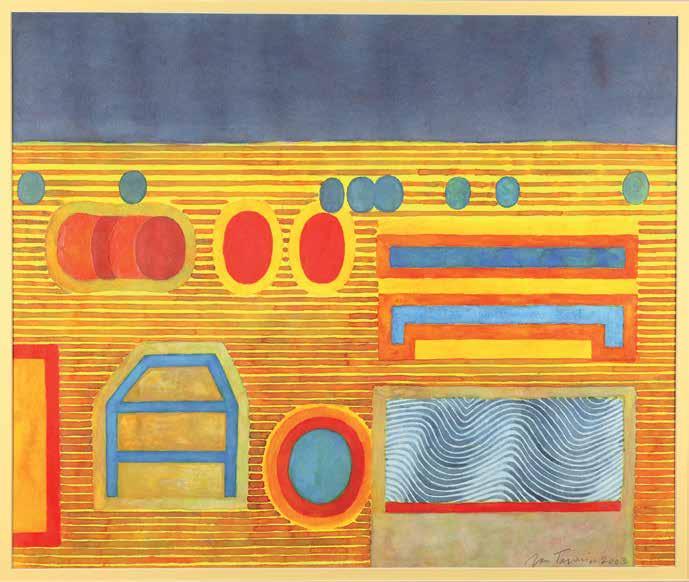 5 JAN TARASIN KOMPOZYCJA, 2003 akwarela, papier 44,5 x 53 cm (w świetle