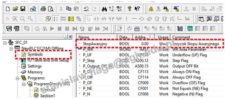 IEC-61131-3-Visio-stencils (https://github.com/avafab/iec-61131-3-visiostencils) Ćwiczenie 1. Otwórz nowy projekt dla sterownika np.