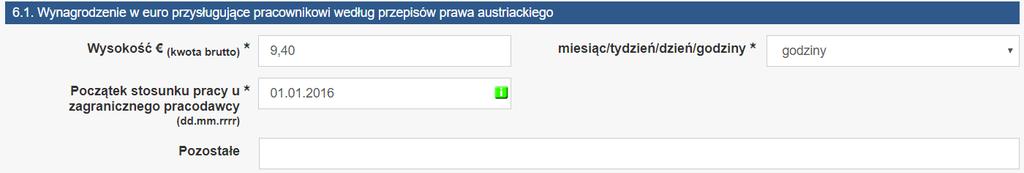 Zgłoszenie ZKO3-T Wysokość - należy wpisać stawkę w (proponujemy stawkę godzinową) podaną dla danej kategorii pracownika w tabelach na końcu prezentacji.