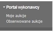 5.3 Menu wykonawcy Podczas pracy z menu wykonawca, chcąc przejść do konkretnego miejsca, wykorzystuje dostępne sekcje menu.