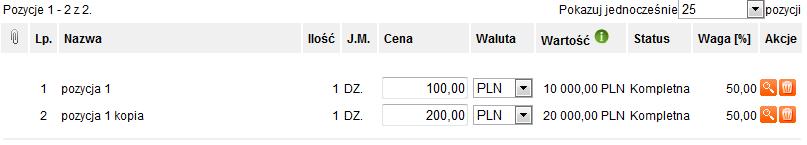 W celu złożenia oferty należy wypełnić wszystkie wymagane pola oraz załączyć pliki. Załączniki mogą być dodawane zarówno do kryteriów ogólnych, jak i do pozycji zapytania.