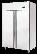 skroplin - półki rusztowe GN2/1 (metalowe - plastyfikowane) modele 1010001, 1010002 - samozamykające się drzwi - zamek drzwi na klucz - regulowane nogi w zakresie do 50 mm - klasa klimatyczna: 4 -