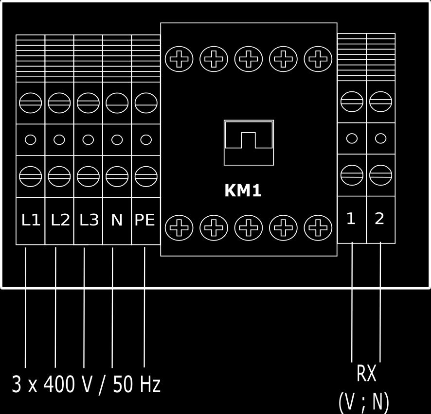 5.2. PODŁĄCZENIEAUTOMATYKI ORAZ ZASILANIA 5.2. CONNECTING DIAGRAM G1-N-150; G1-W-150; G1-N-200; G1-W-200; G1-W-150 2R; G1-W-200 2R W celu podłączenia kurtyny