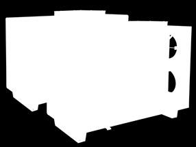Wall thickness: 30-50 mm. Supply filter class: F7. Exhaust filter class: F5. EC motors. Integrated control. Controlled air flow and supply air temperature control.