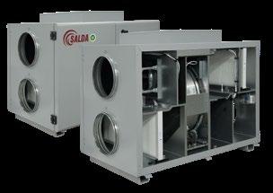 H - układ poziomy horizontal set W - nagrzewnica wodna water heater RIRS HW EKO 3.0 Wymiennik obrotowy: ODZYSK DO 80%. Grubość ścianek: 50 mm. Klasa filtra nawiewnego: F7. Klasa filtra wywiewnego: F5.
