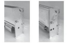 WYMIARY FIW DLA SAMEGO GRZANIA DIMENSIONS FIW for heating only MODEL IF DO ZABUDOWY, MONTOWANY W PIONIE Klimakonwektor do montażu w zabudowie, wyposażony w filtr z możliwością czyszczenia, do montażu