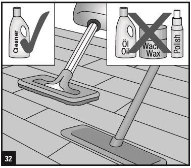 Nie używać ściernych ani szorujących środków czyszczących oraz urządzeń/środków