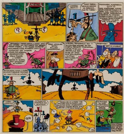 29 TADEUSZ BARANOWSKI (ur. 1945) "Skąd się bierze woda sodowa" - plansza komiksowa nr 9, 1975 r.