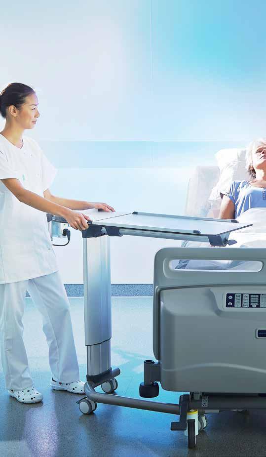 AtmosAir 9000 Pressu Łóżko stanowi centrum opieki nad pacjentem
