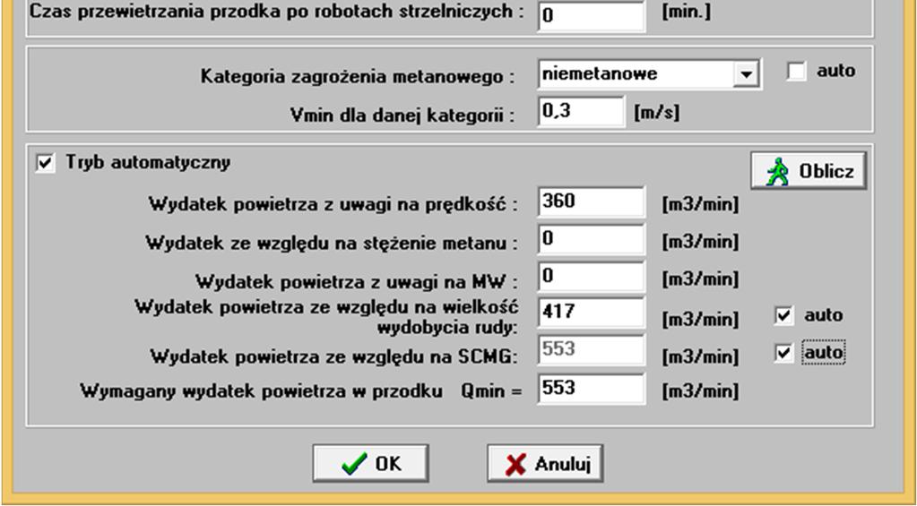 Dla każdego wentylatora w bazie danych wyznaczone zostały współczynniki aproksymacyjne wielomianu opisującego jego charakterystykę spiętrzeniową, zgodnie z zależnością (15).