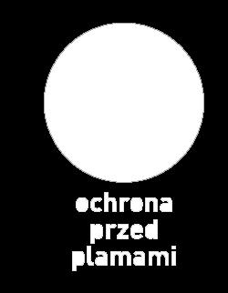 uszlachetniona tkanina plamoodporna, optymalna cyrkulacja powietrza oraz szybkie odprowadzanie wilgoci.