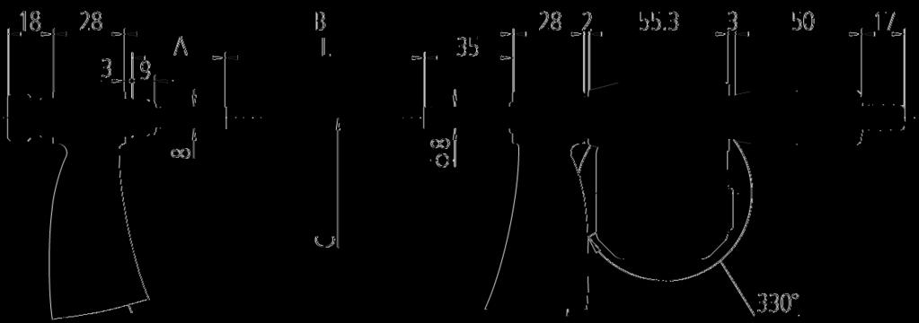 341 342 343 344 L=3/4 mm 3-325 325-35 35-375 375-4 L=4/5 mm 4-425 425-45 45-475 475-5 L=5/6 mm 5-525 525-55 55-575 575-6 L=6/7 mm