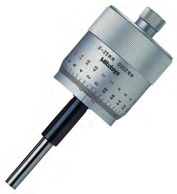Głowica mikrometryczna z dużym bębnem Seria 152 - Duży bęben ułatwiający regulację Głowica mikrometryczna o dużym bębnie umożliwiająca regulacje precyzyjne.
