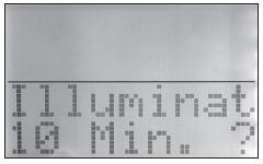 12.3.1 Menu podświetlenia Illuminat. Rys. 31: Ustawianie czasu dla podświetlenia ekranu W tym menu (Rys.
