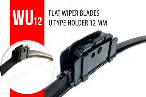 Fixing type-u 12 mm. Wipers of this type are characterized by fastenings on so-called U shaped hook.
