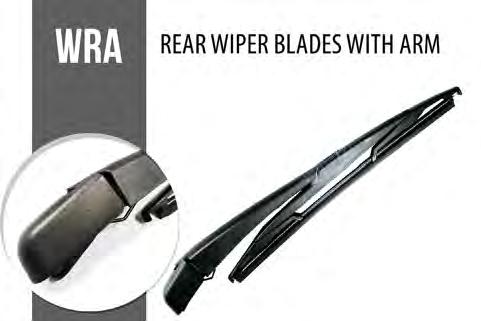 Innovative combination of frameless and skeleton wiper thanks to which the wiper pressure is evenly distributed even when the windscreen is bent.