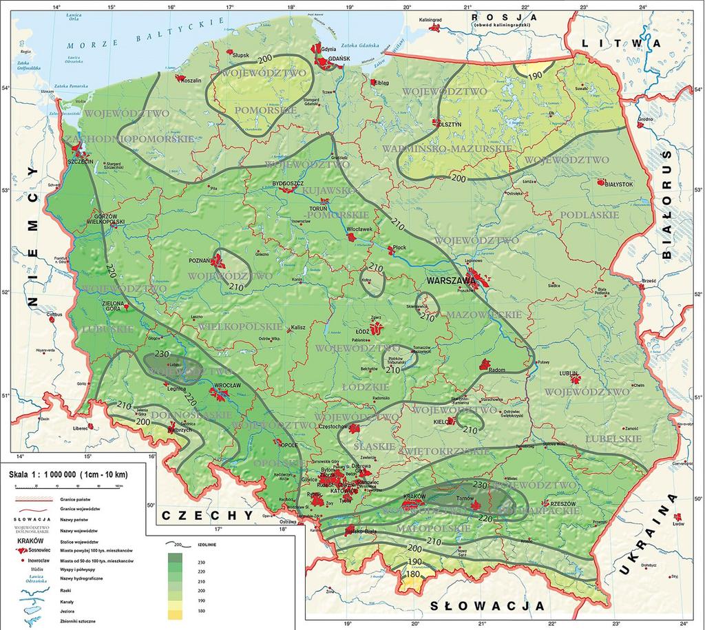 Mapa długość