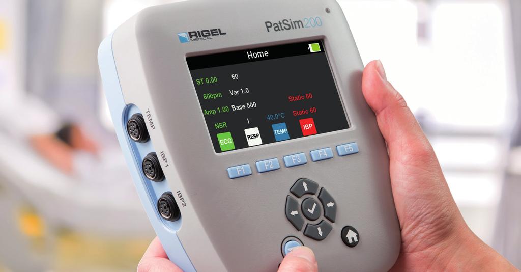 PatSim200 Niedrogi i łatwy w obsłudze Symulator Pacjenta. Nowy Rigel PatSim200 został stworzony by uczynić testy szybszymi.