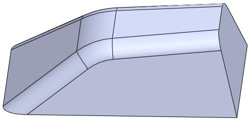 Rysunek 12. Zaokrąglenie1, promień 100 mm Rysunek 13.