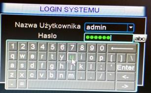 monitor, router, myszkę. Aby uruchomić urządzenie podłączamy adapter zasilający do gniazda zasilania rejestratora(dc 12).