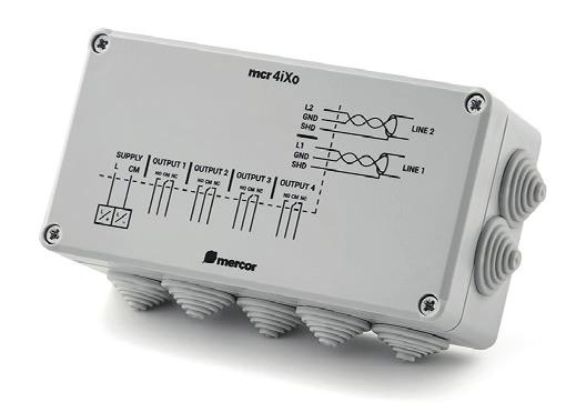 ELEMENTY WSPÓŁPRACUJĄCE parametry techniczne modułu 4iXi napięcie zasilania z linii dozorowej 23,5-30 V DC pobór prądu 200 μa temperatura pracy -10 C 55 C stopień ochrony obudowy IP 54 158 x 82 x 55