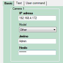 W menu Extension/CAM/Basic ustaw wymagane działania. Jeśli IN2 jest w stanie Alarm, polecenie HTTP GET Nr 4 jest wysłane do CAMERA 3.