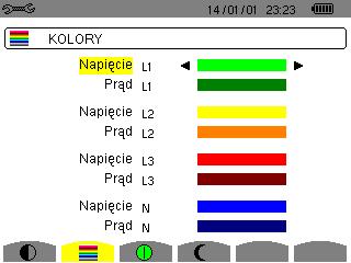 4.4. WYŚWIETLANIE 4.4.. JASNOŚĆ Menu pozwala ustawić jasność wyświetlacza. Ekran ma następujący wygląd: Rysunek 8: menu Jasność Użyć przycisków (, ) aby ustawić jasność.