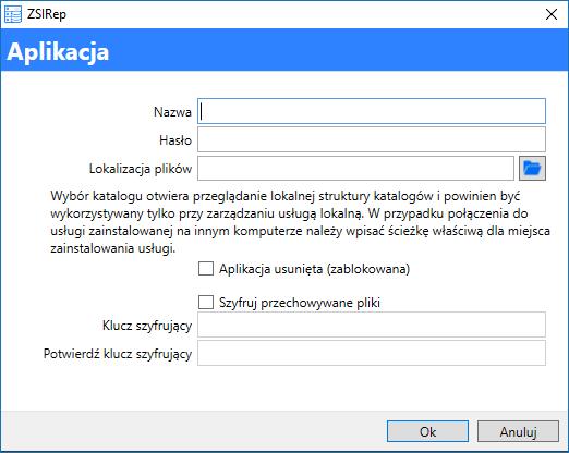 Zalecamy oczywiście zmianę tych parametrów, co jednak nie jest konieczne z poziomu samej aplikacji, w system KS-SOMED został wbudowany kreator, który także w prosty sposób pozwala na początkowe