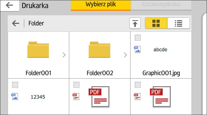 5. Drukowanie Używanie funkcji Funkcja Drukuj/Skanuj (Urządzenie pamięci masowej) Trzymaj karty SD lub urządzenia pamięci masowej z dala od dzieci.