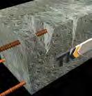 HR Rezanje betona sjekačem prema zacrtanim granicama i obijanje betona (ručno, mlazom vode pod tlakom ili čekićima) do zdravog čvrstog betona.