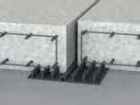Unutarnje, fleksibilne brtveće trake na bazi PVC-a za brtvljenje dilatacijskih spojeva. Širina 19, 24, 32 ili 40 cm.