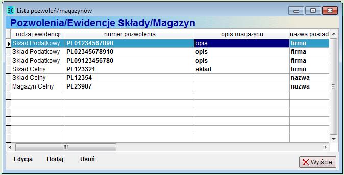 4 Pozwolenia / ewidencja SP Podstawą działania każdego SP jest pozwolenie wydane na jego prowadzenie przez odpowiednią jednostkę administracji celnej.