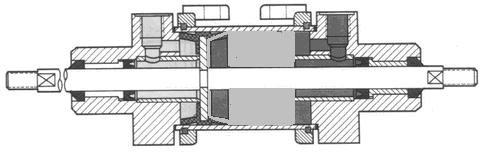 Zadanie 13 Na rysunku przedstawiono przekrój hydraulicznego zaworu A. rozdzielającego.