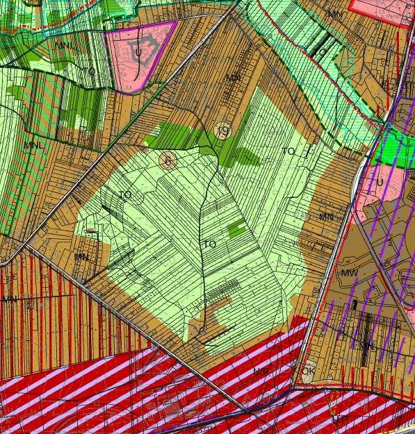 Ryc. 6. Studium uwarunkowań i kierunków zagospodarowania przestrzennego Gminy Radom dla obszaru objętego badaniami.