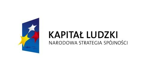 Wojewódzki Urząd Pracy w Katowicach Dokumentacja konkursowa Program Operacyjny Kapitał