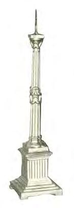 10793 89. CANDLESTICK Lidke J.J., 1796 Tin, height 38 cm Cat. 10794 90.