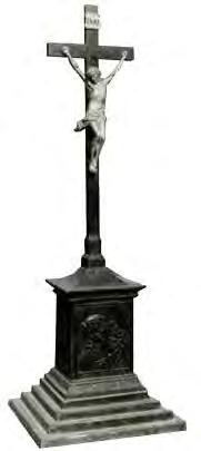 Cast iron, height 65 cm Cat. 10814 118. KRZYŻ OŁTARZOWY 1. poł. XIX w. Żeliwo. wys.