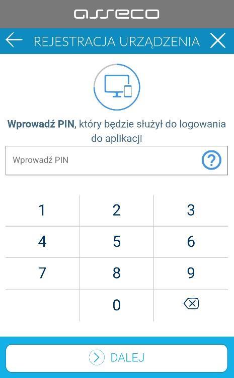 potwierdzenie poprawnie wykonanej aktywacji - po poprawnej aktywacji urządzenia użytkownik zostanie przekierowany na ekran główny aplikacji MAA, poprzez który