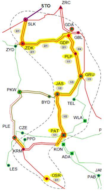 Program 4 LEGENDA: - zadania inwestycyjne w ramach programu 1-5 - zadania inwestycyjne w