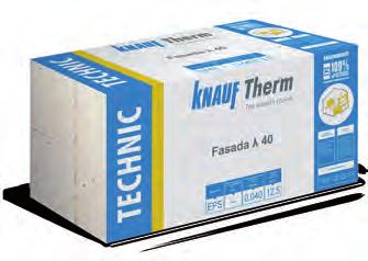 Knauf Therm Tech Fasada λ 40 Oznaczenie według normy: EN 13163:2012+A1:2015.