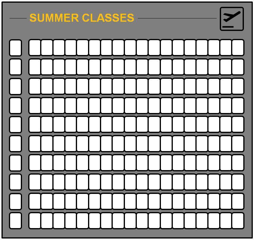 4 The airport departures board has some hidden messages for you.