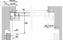 R40-SM ZAWIERA Niskie nadproże wymaga podwójnych prowadnic Instrukcja: 110 mm - uszczelka na górnym panelu; 90 mm - uszczelka na nadprożu El.