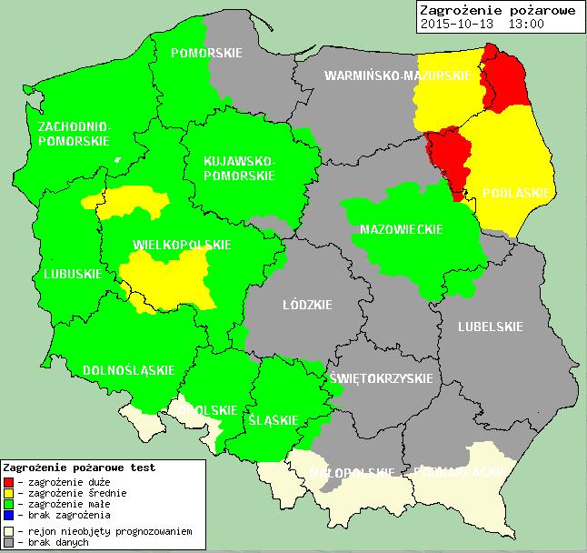 HYDROLOGICZNO - METEOROLOGICZNE Zagrożenie