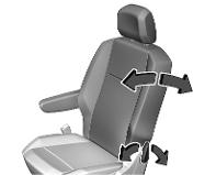 Podparcie odcinka lędźwiowego Regulacja wysokości siedziska fotela W zależności od wersji pociągnąć dźwignię