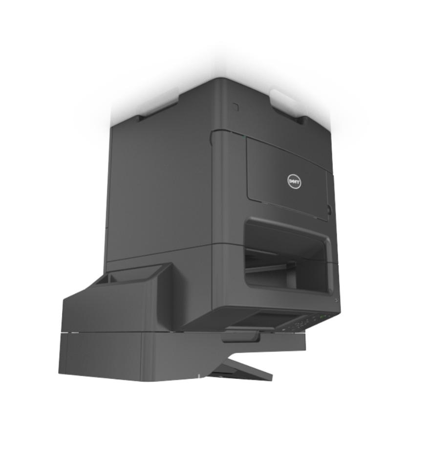 Informacje na temat drukarki 11 Umieszczając drukarkę w danej lokalizacji, należy pozostawić wystarczającą ilość miejsca, aby zasobniki, pokrywy i drzwiczki swobodnie się otwierały.