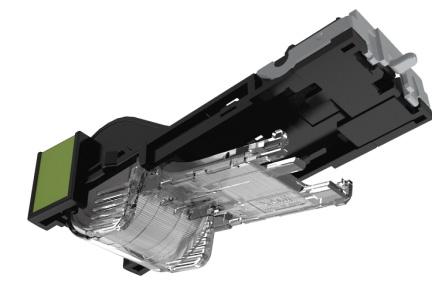 1 2 6 Dociśnij kasetę zszywek w module