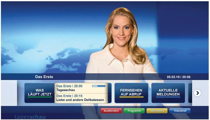 HBBTV rendszer HbbTV (Hybrid Broadcast Broadband Kevert szélessávú sugárzású TV) egy olyan új ipari szabvány, amely egyesíti a sugárzott TV szolgáltatásokat a széles sávon továbbított