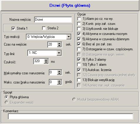 SATEL VERSA 33 W manipulatorze wartość rezystorów programuje się: dla płyty głównej przy pomocy funkcji REZYSTANCJA PARAMETRYCZNA 1 i REZYSTANCJA PARAMETRYCZNA 2 (TRYB SERWISOWY 2. SPRZĘT 5. REZYST. PAR. 1 / 6.