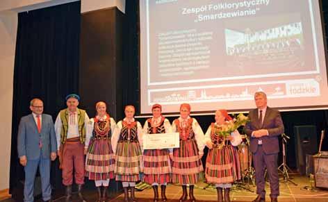 KULTURA Nagroda Sejmiku Województwa Łódzkiego w dziedzinie kultury dla zespołu Smardzewianie 26 Października 2017 r.